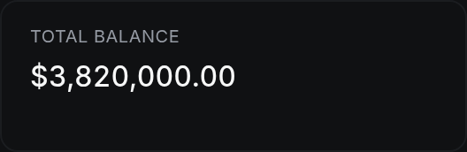 Total balance