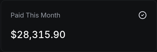 Paid This Month
