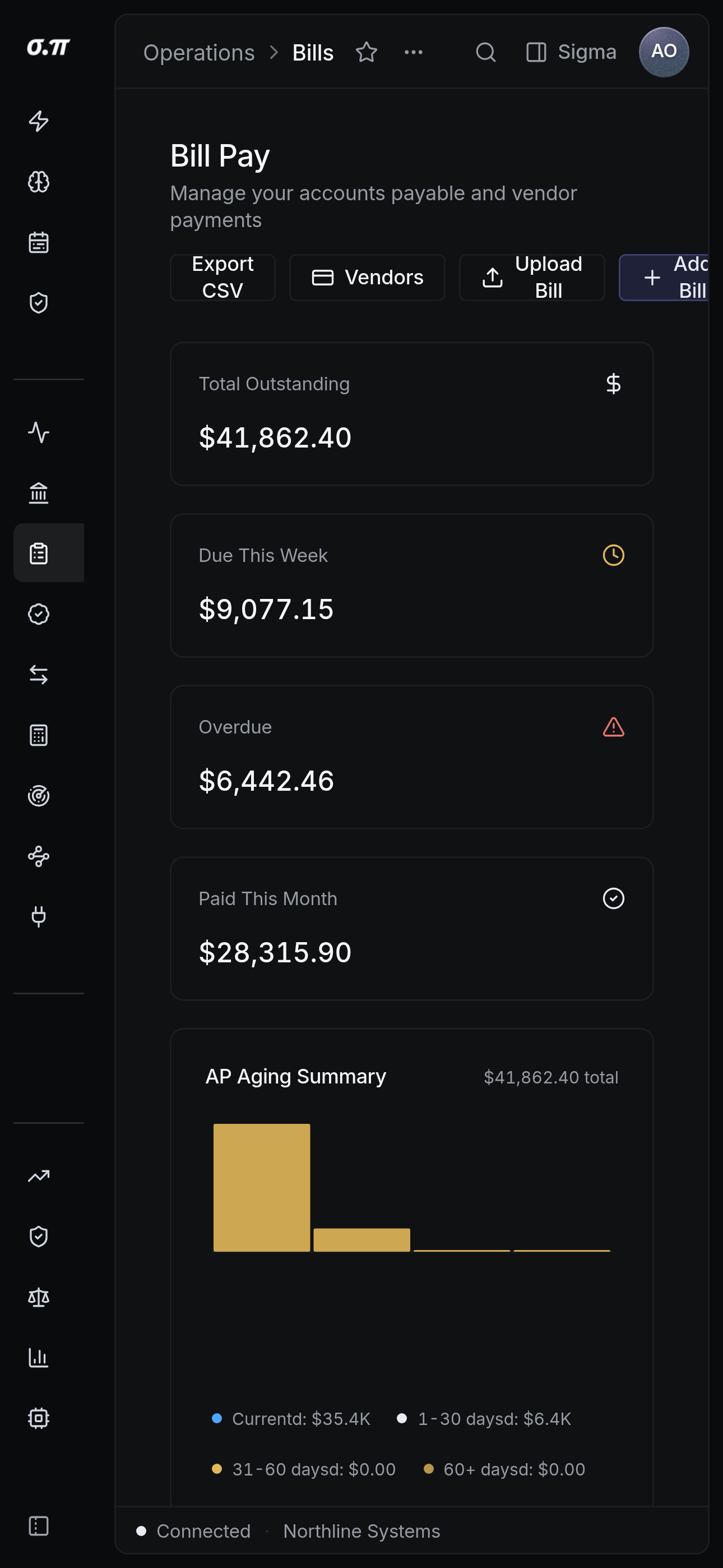 Bills on iPhone 15 Pro Max