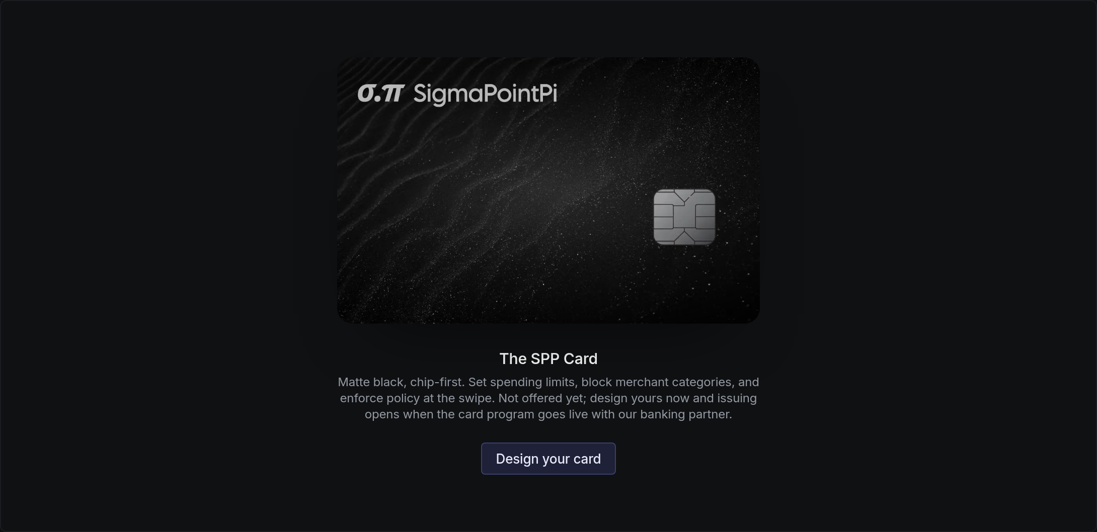 The SPP Card