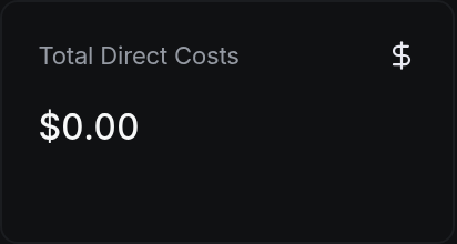 Total Direct Costs