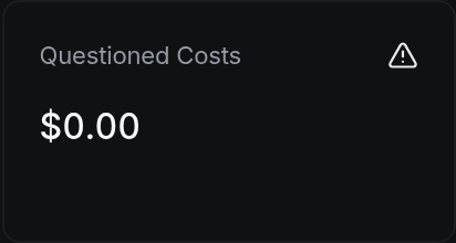 Questioned Costs