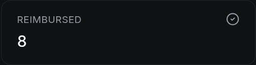 Reimbursed