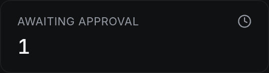 Awaiting approval