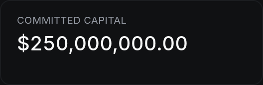 Committed capital