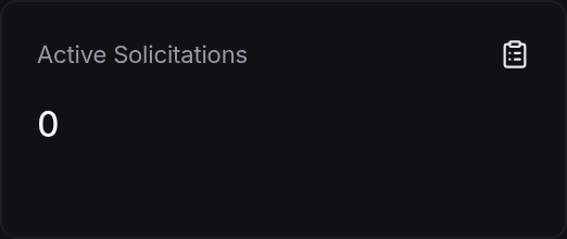 Active Solicitations