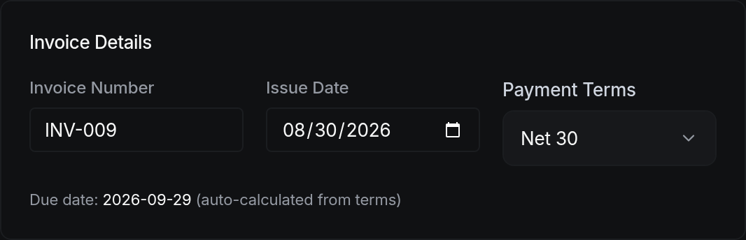 Invoice Details