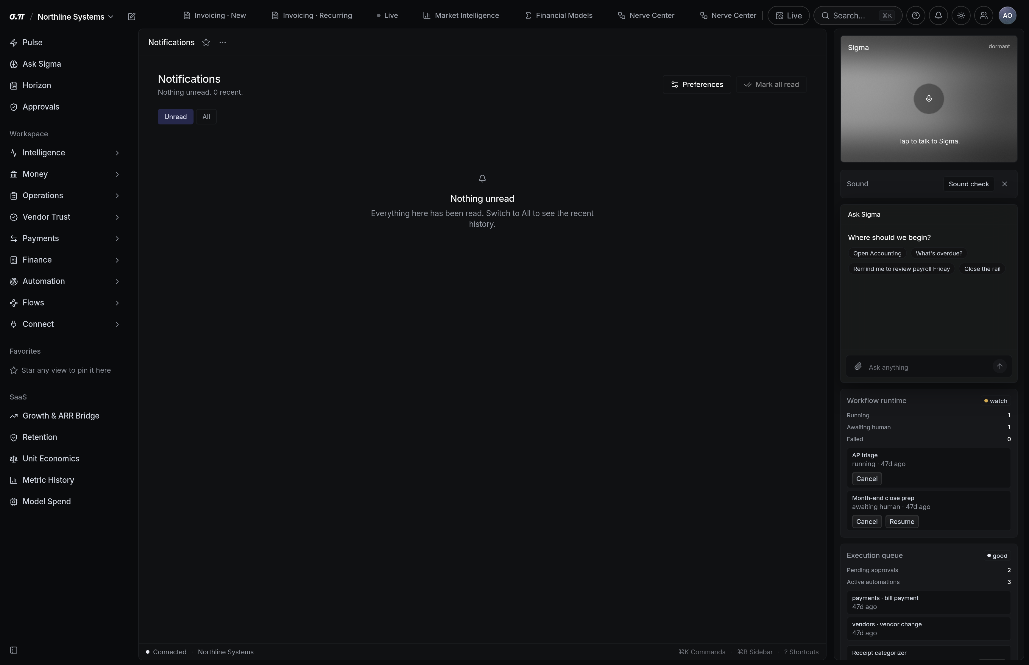 Notifications in SigmaPointPi