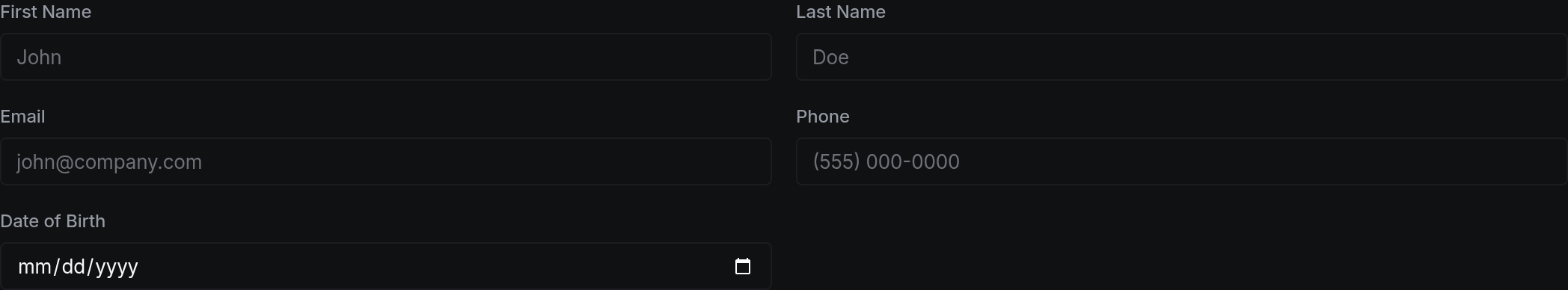 First Name