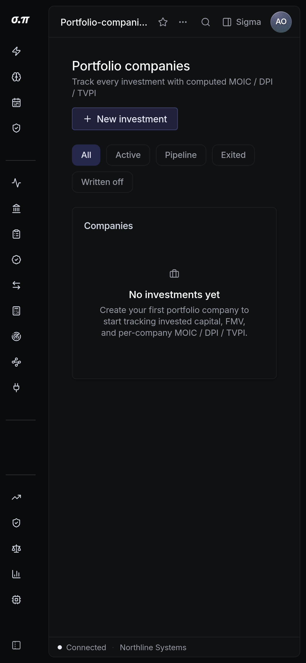 Portfolio companies on iPhone 15 Pro Max