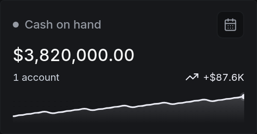 Cash on hand