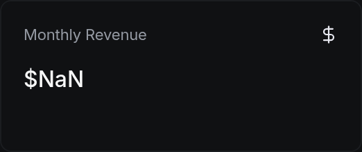 Monthly Revenue