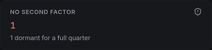 No second factor