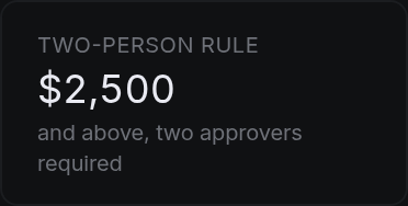 Two-person rule