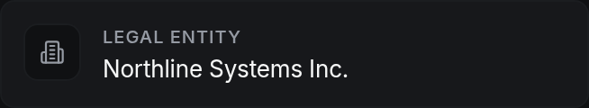 Legal entity