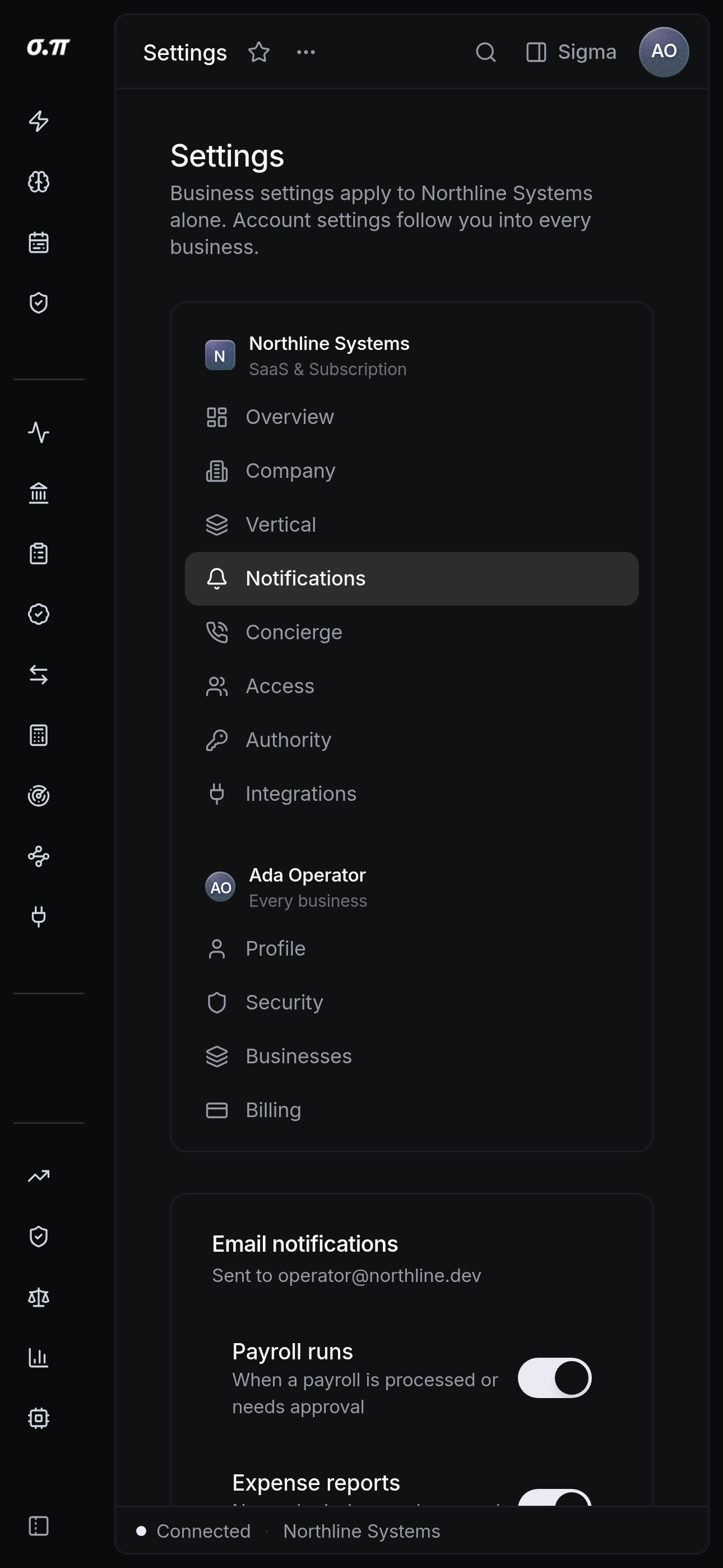 Notification settings on iPhone 15 Pro Max