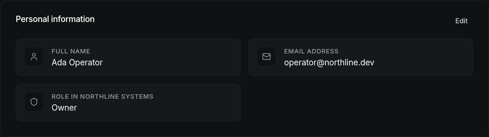 Personal information