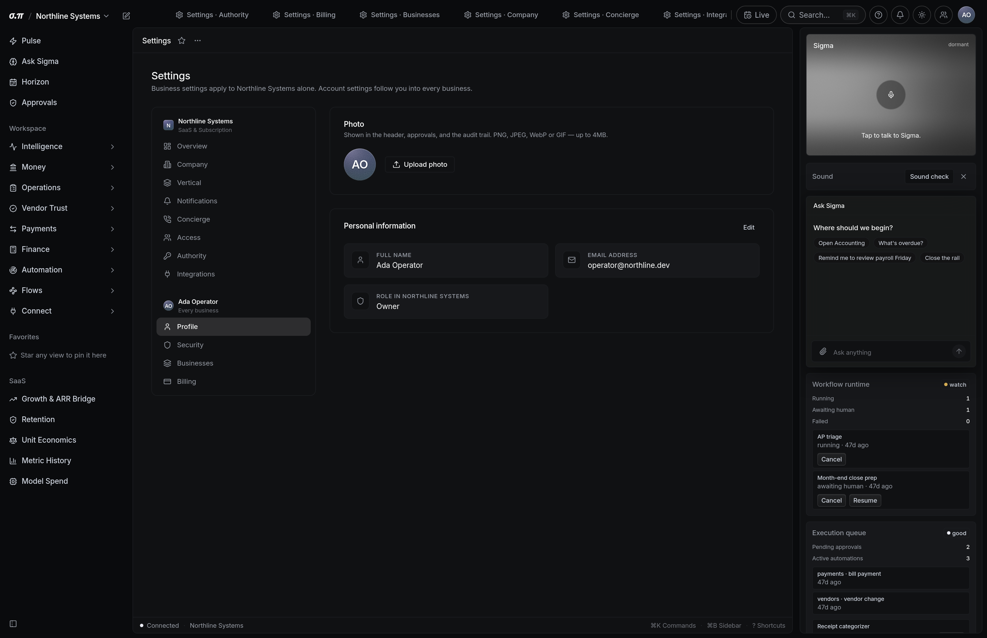 Profile in SigmaPointPi