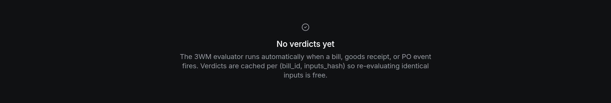 No verdicts yet