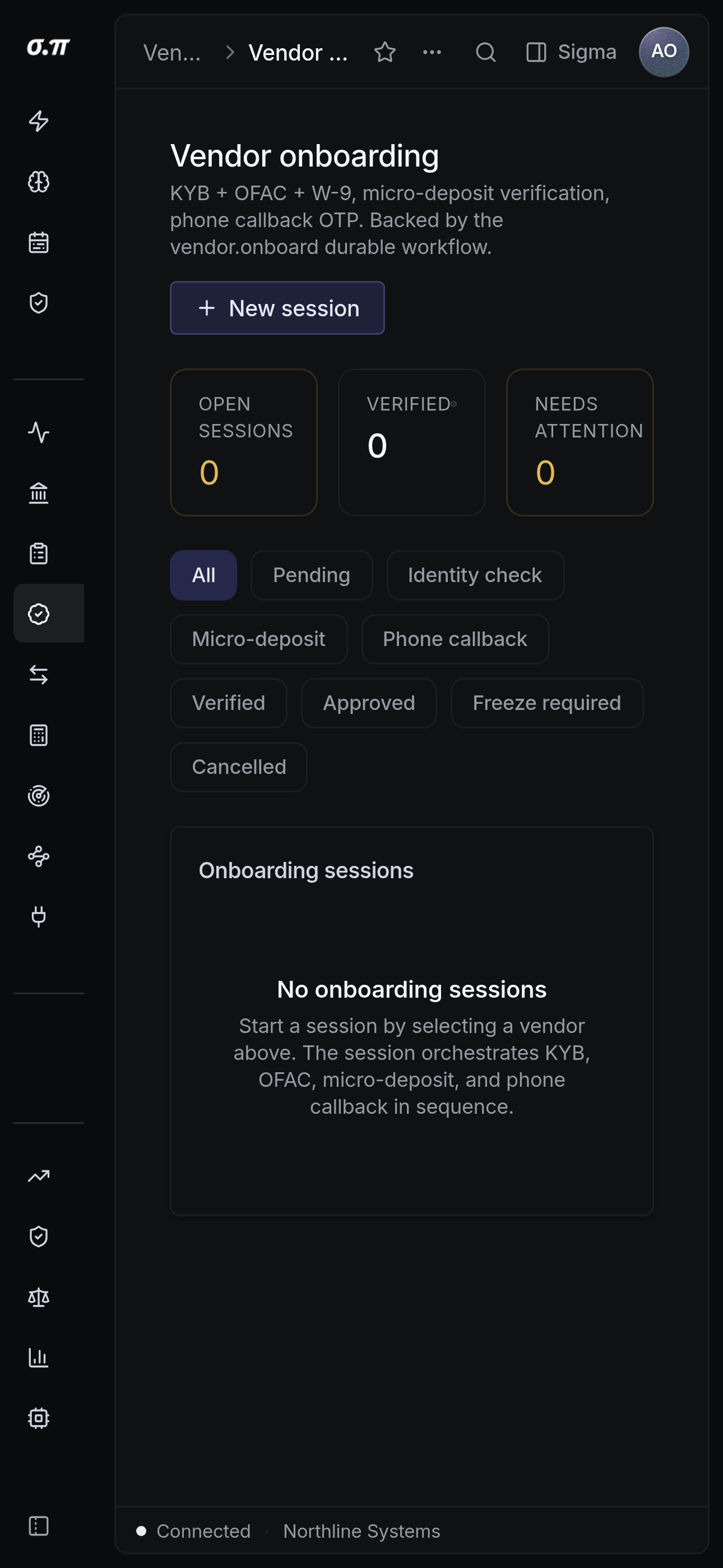 Vendor onboarding on iPhone 15 Pro Max