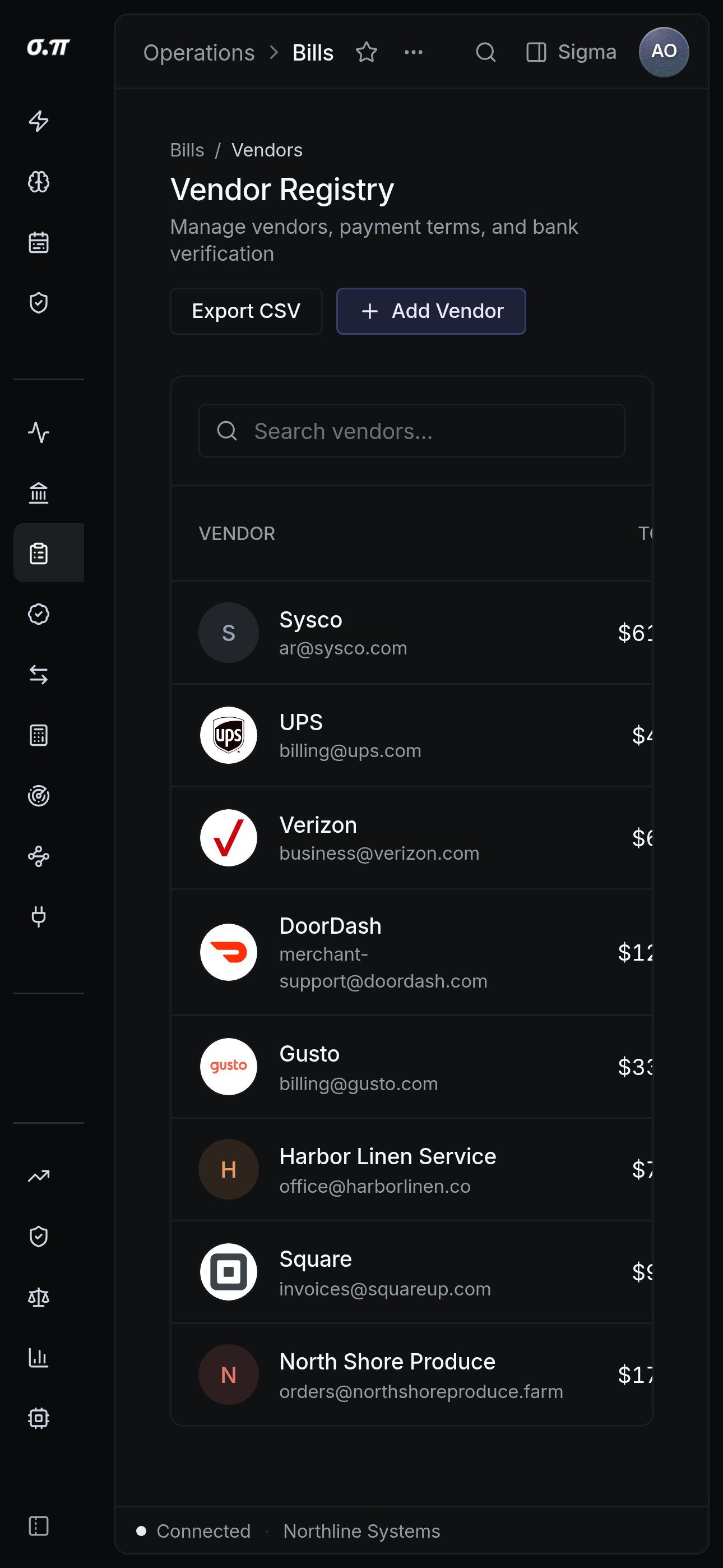 Vendors on iPhone 15 Pro Max