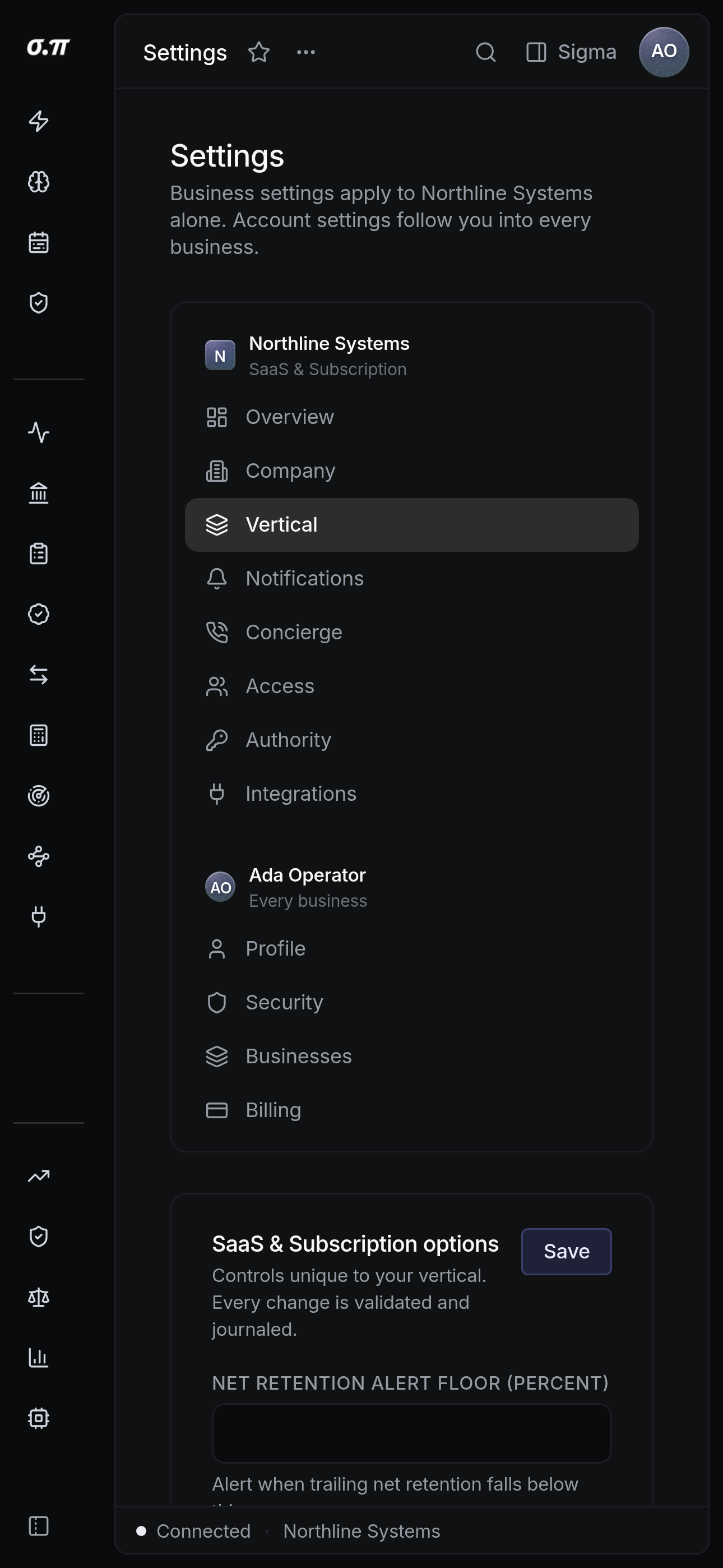 Trade settings on iPhone 15 Pro Max